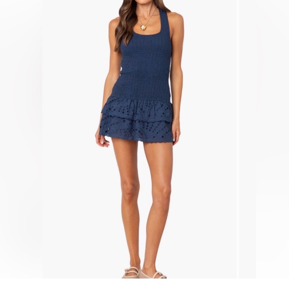 Edikted smoke ruffle dress